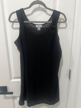Black Swimsuit Coverup Size Large